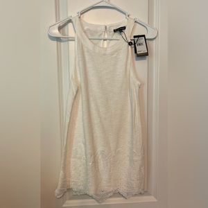 Adrianna Papell Ivory tank. Size Small
